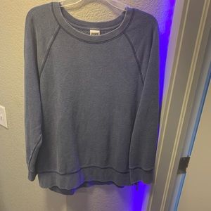 Over size sweatshirt. Size medium. Brand Pink. Color blue